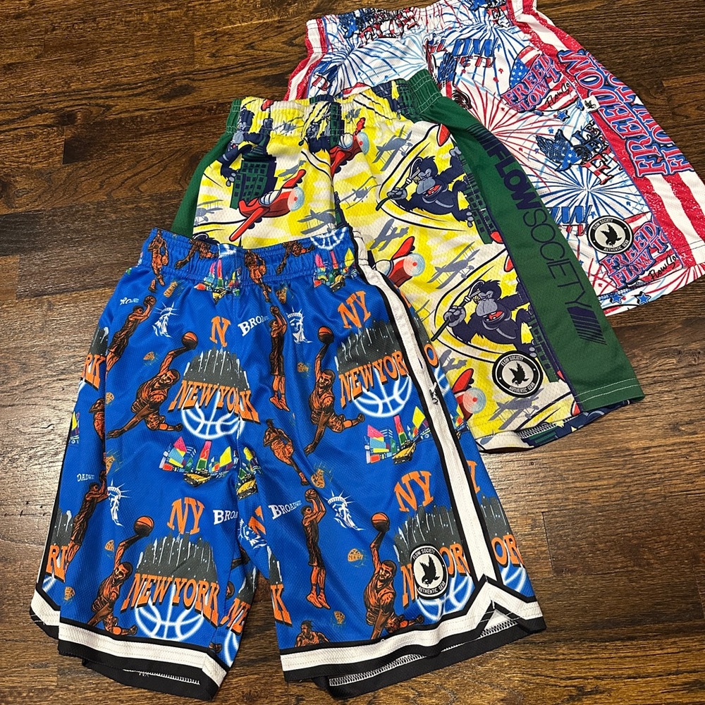 Flow Society Boys Shorts Bundle Size M